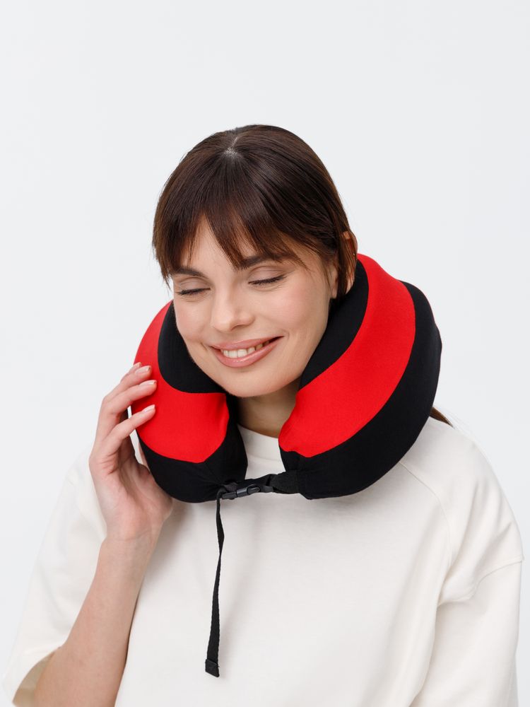 Дорожная подушка Piligrim, красная / Миниатюра WWW (1000)