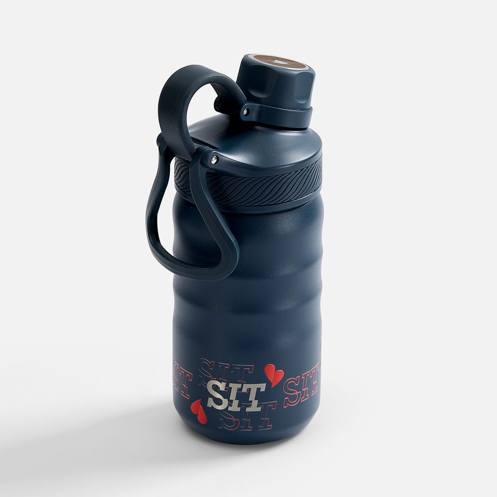 Термобутылка Fujisan 2.0 без логотипа, темно-синяя / Миниатюра нанесения (1000)