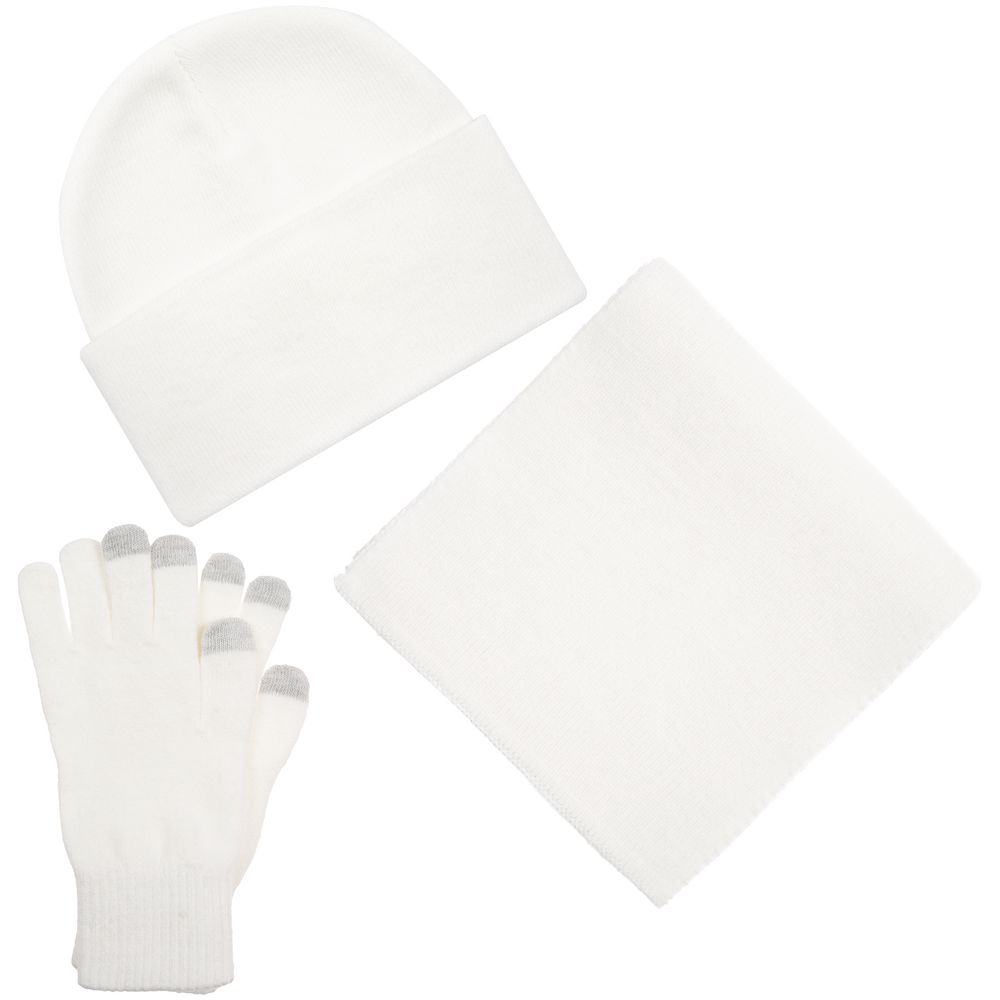 Перчатки сенсорные Urban Flow, молочно-белые / Миниатюра WWW (1000)