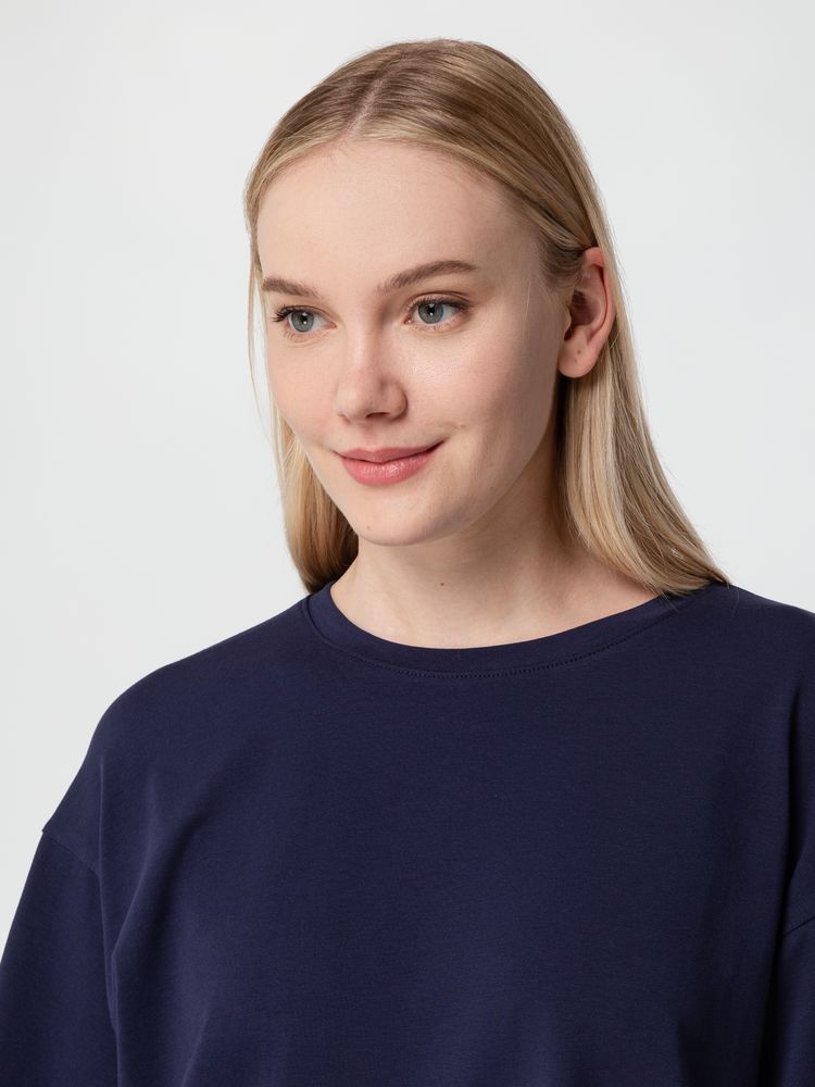 Футболка унисекс оверсайз Street Vibes, темно-синяя / Миниатюра WWW (1000)