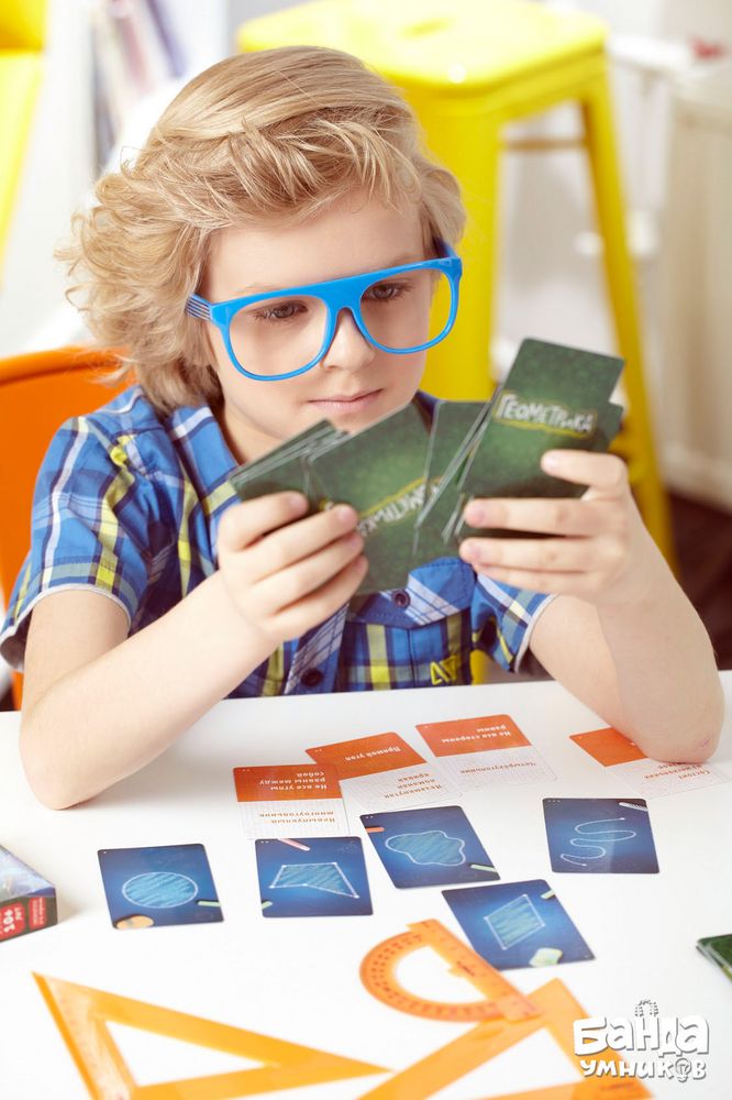 Настольная игра «Банда Умников. Геометрика», малая / Миниатюра WWW (1000)