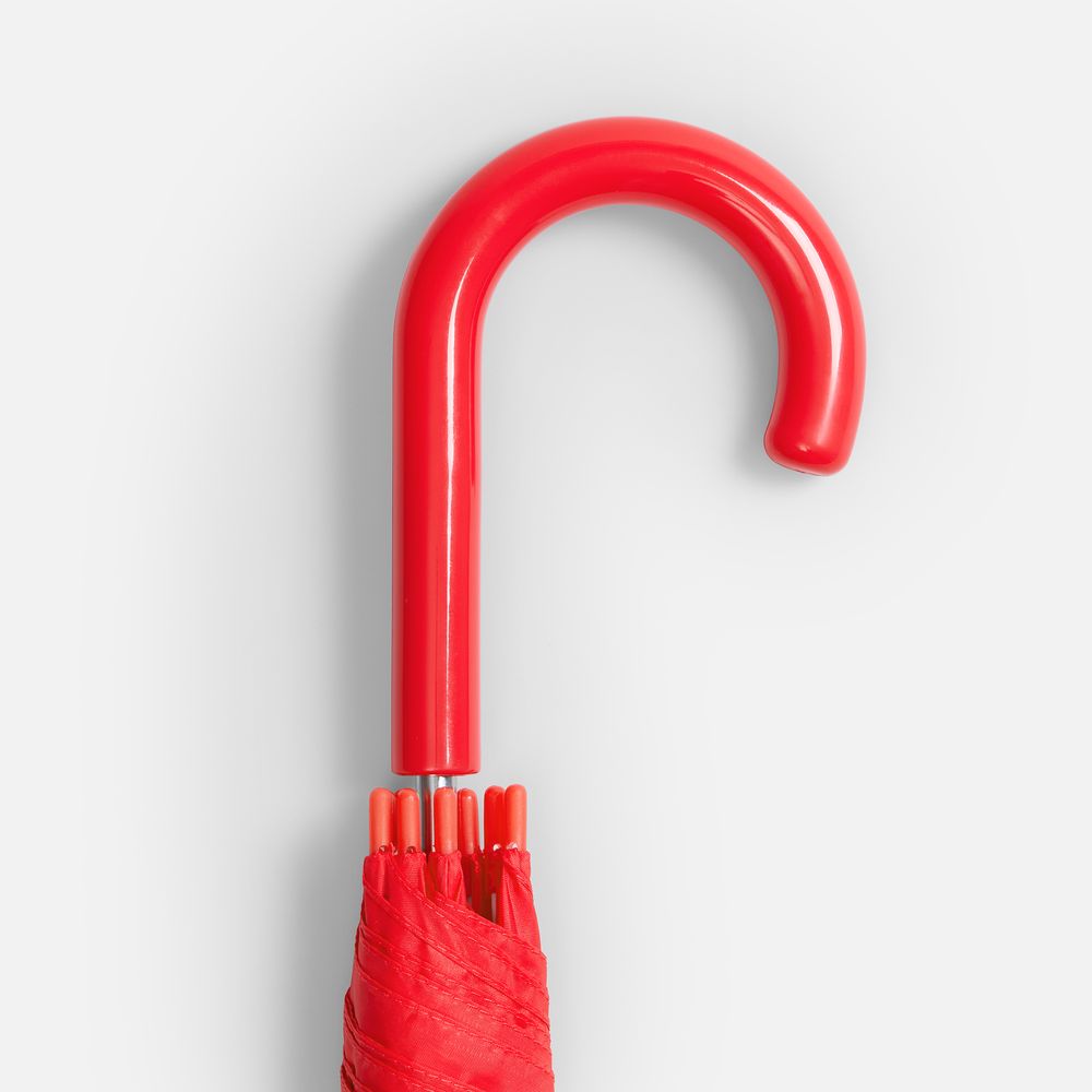 Зонт-трость Promo, красный / Миниатюра WWW (1000)