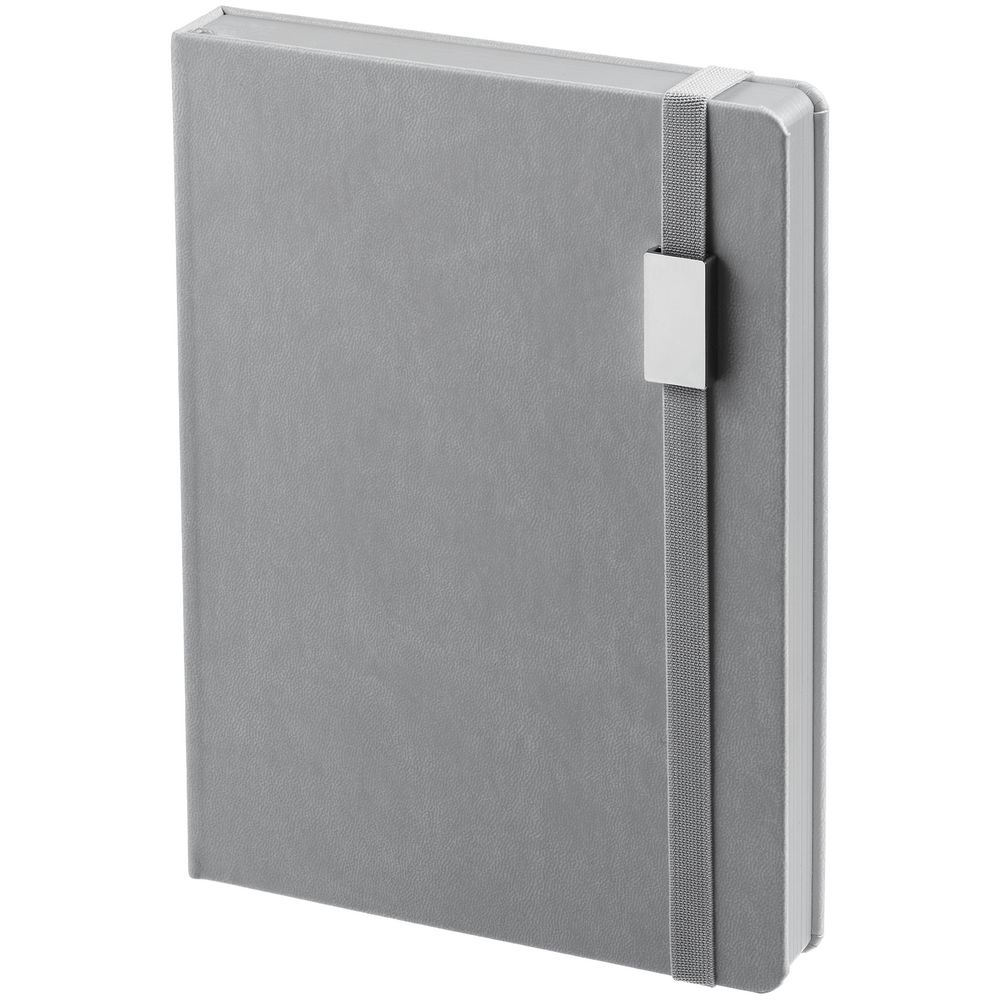 Ежедневник New Factor Metal, серый / Миниатюра WWW (1000)