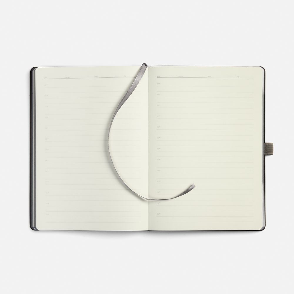 Ежедневник Peel Flex, недатированный, серый / Миниатюра WWW (1000)