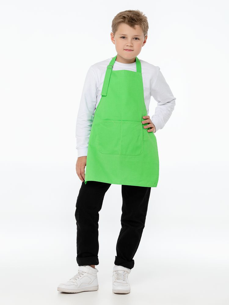 Фартук детский Natty Kids, зеленое яблоко / Миниатюра WWW (1000)