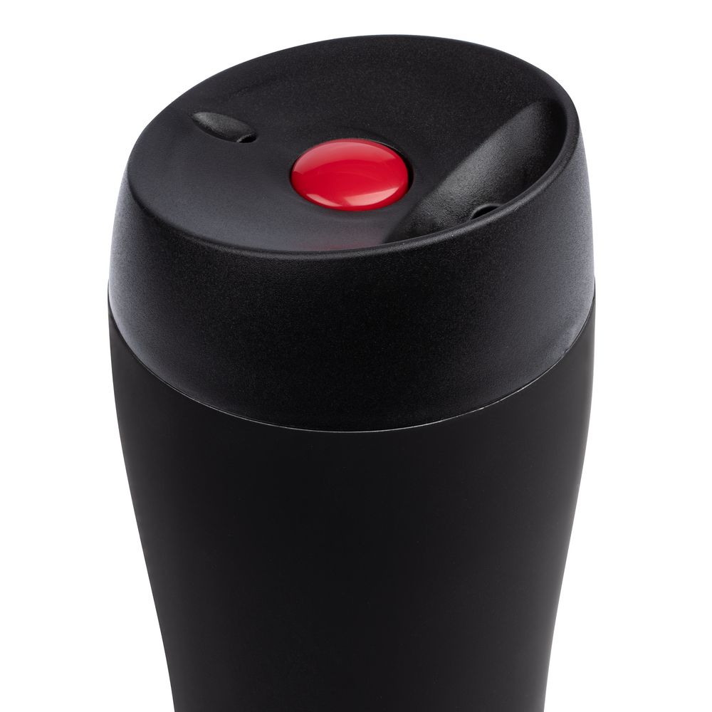 Термостакан «Так хочу работать», вакуумный, герметичный, черный / Миниатюра WWW (1000)