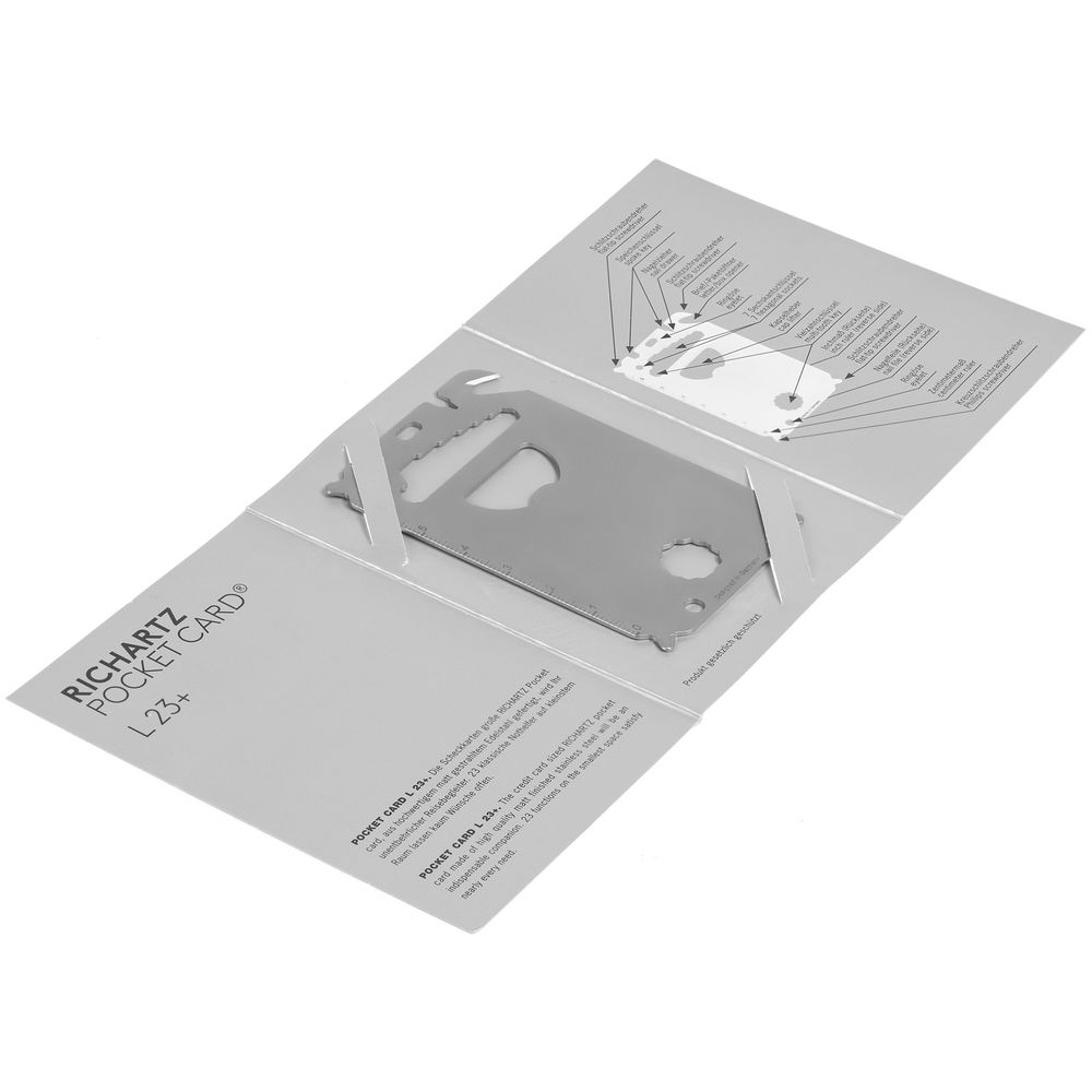 Мультиинструмент Pocket Card L 23+ / Миниатюра WWW (1000)