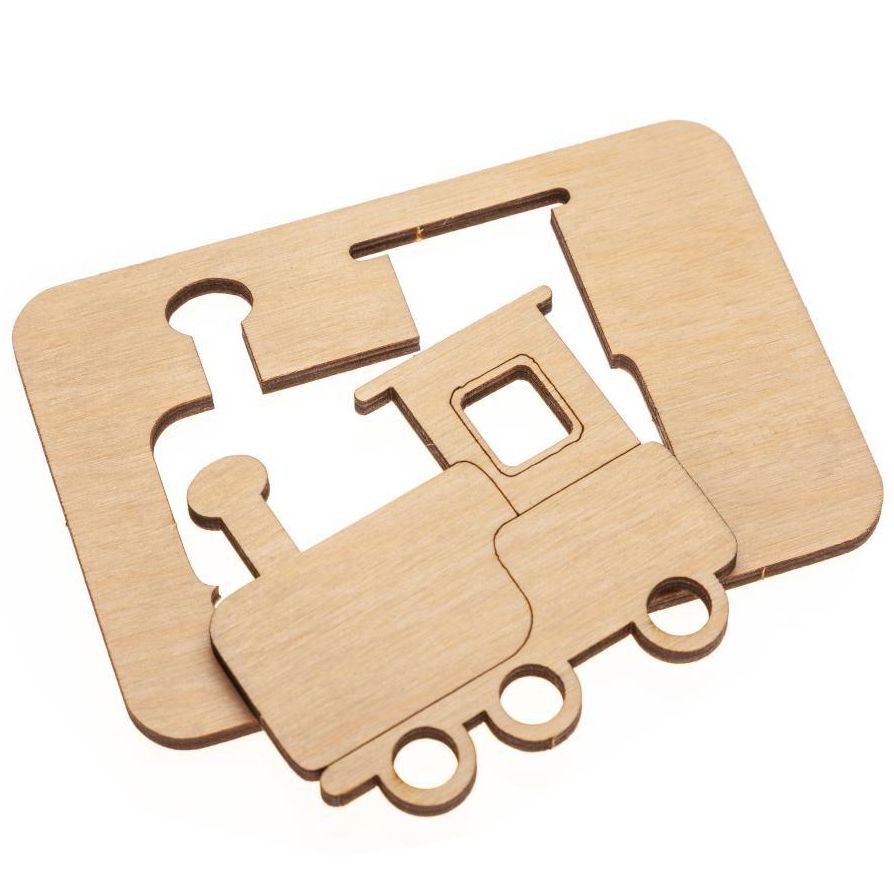 Карточки-раскраски Wood Games, транспорт / Миниатюра WWW (1000)