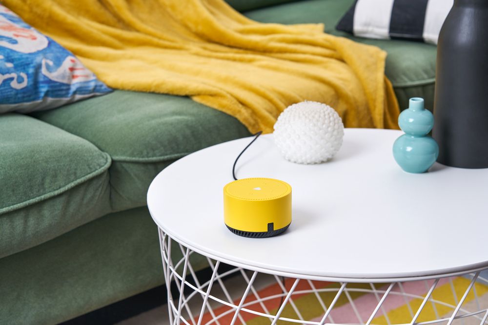 Умная колонка «Яндекс Станция Лайт», лимон / Миниатюра WWW (1000)