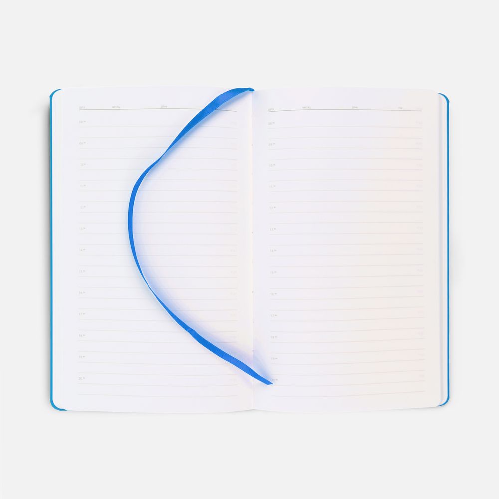 Ежедневник Magnet Shall, недатированный, голубой / Миниатюра WWW (1000)