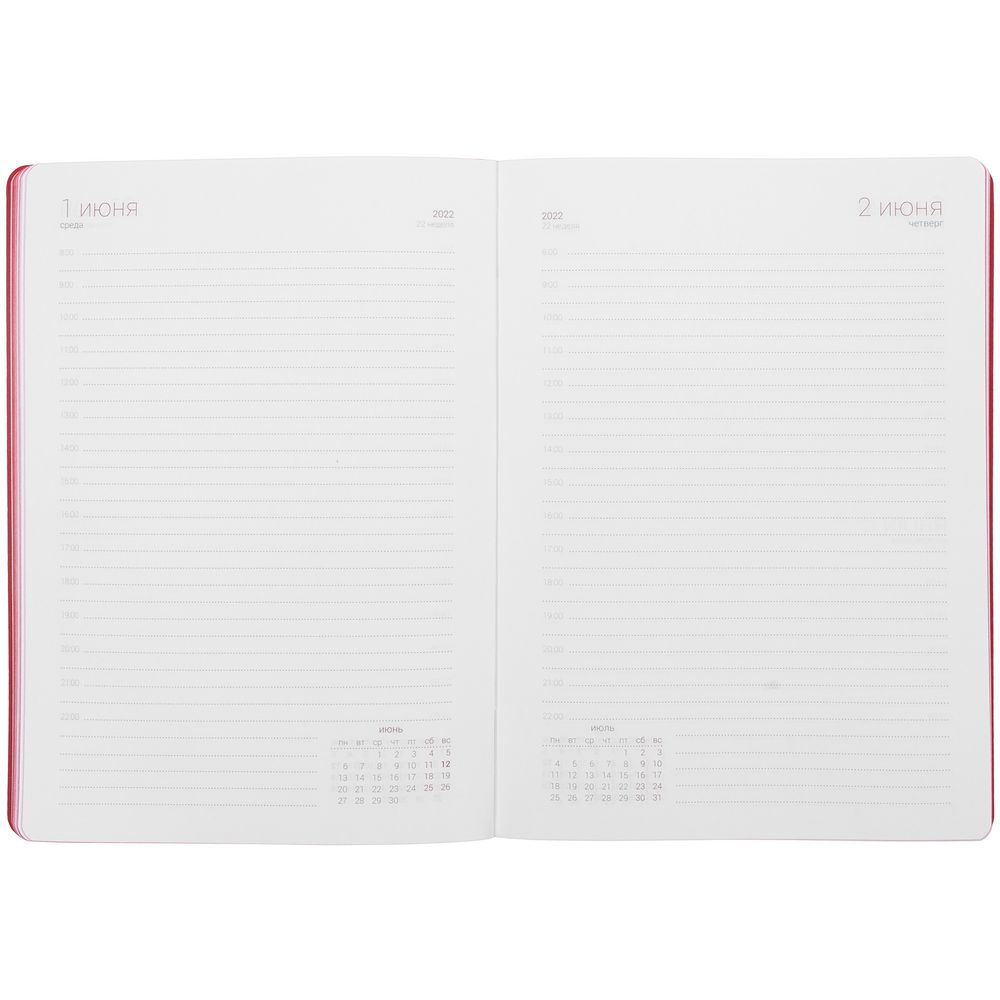 Ежедневник Flexpen Color, датированный, красный / Миниатюра WWW (1000)