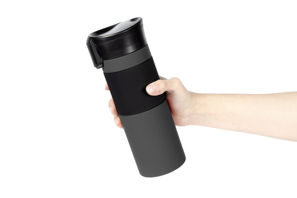 Термостакан Tralee XL, черный / Миниатюра WWW (1000)