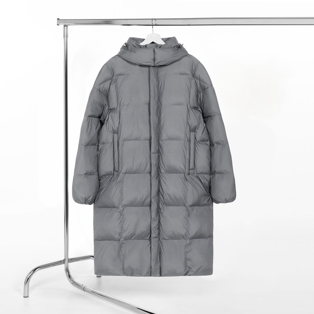 Пуховик унисекс Kapsula, серый / Миниатюра WWW (1000)