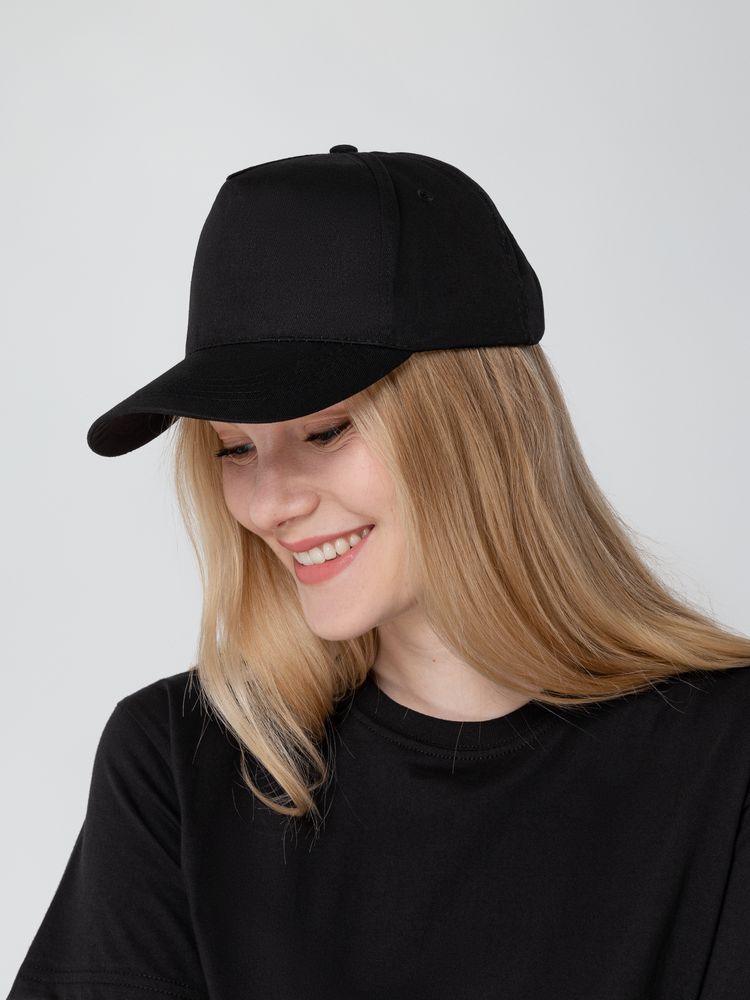 Бейсболка Promo, черная / Миниатюра WWW (1000)