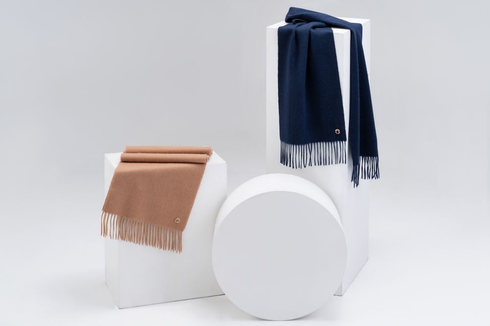 Шарф Graceful, бежевый / Миниатюра WWW (1000)