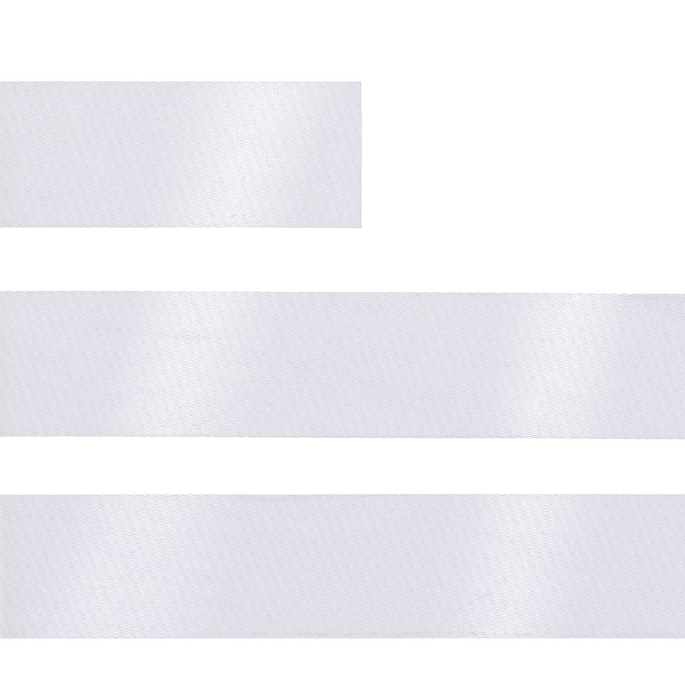 Лента сатиновая Satin 20 XXL, белая, 240 см / Миниатюра WWW (1000)