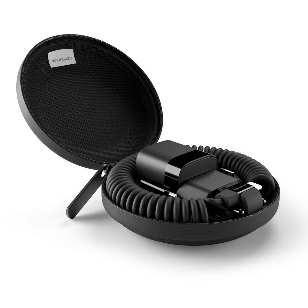 Зарядное устройство Vonmahlen Allroundo GaN, черное / Миниатюра WWW (1000)