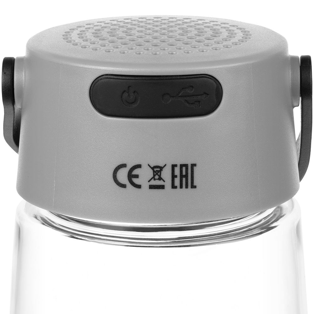 Бутылка для воды Torsta Light с колонкой и светильником, серая / Миниатюра WWW (1000)