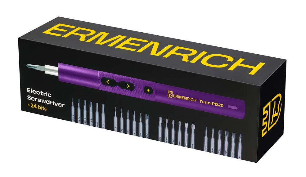 Электрическая отвертка для точных работ Tunn PD20 / Миниатюра WWW (1000)