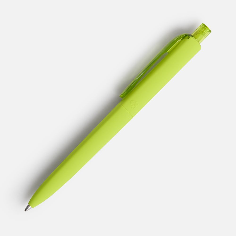 Ручка шариковая Prodir DS8 PRR-T Soft Touch, зеленая / Миниатюра WWW (1000)