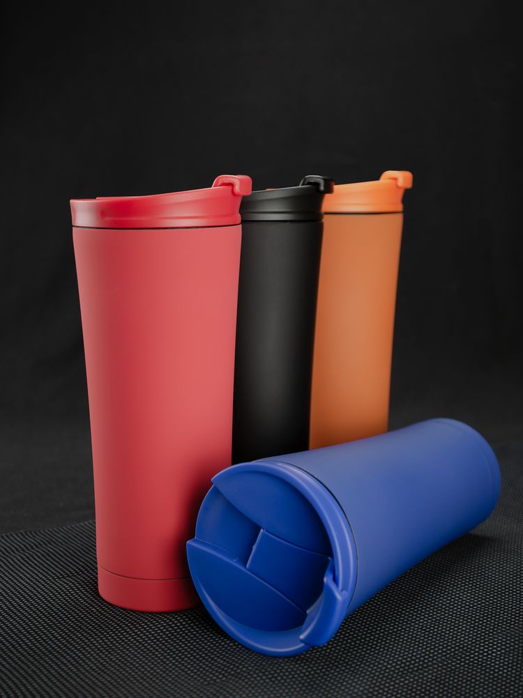 Термостакан Smoothy, черный / Миниатюра WWW (1000)