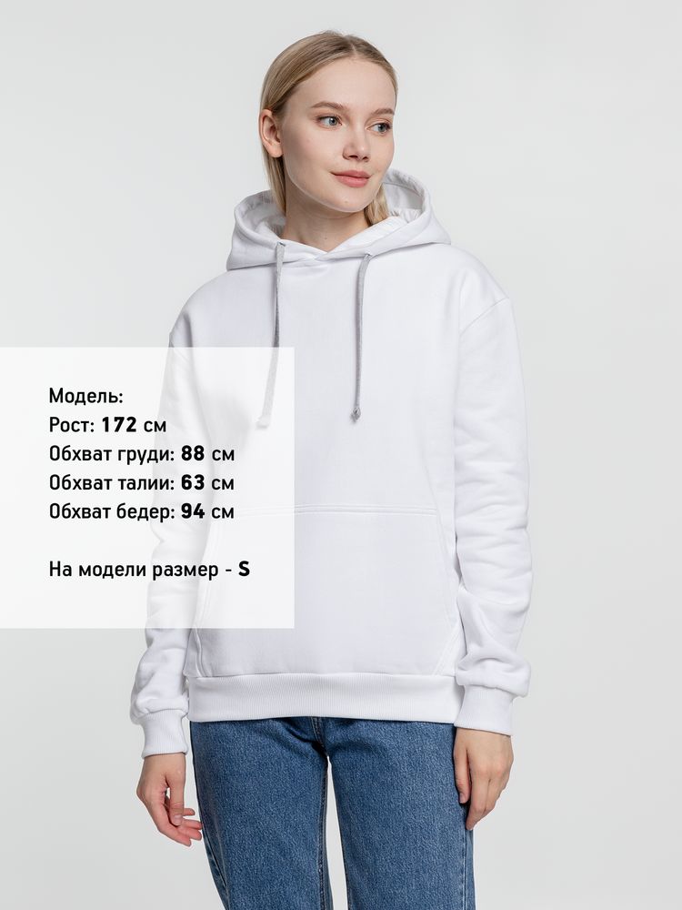 Толстовка с капюшоном Kirenga Heavy, белая (белоснежная) / Миниатюра WWW (1000)