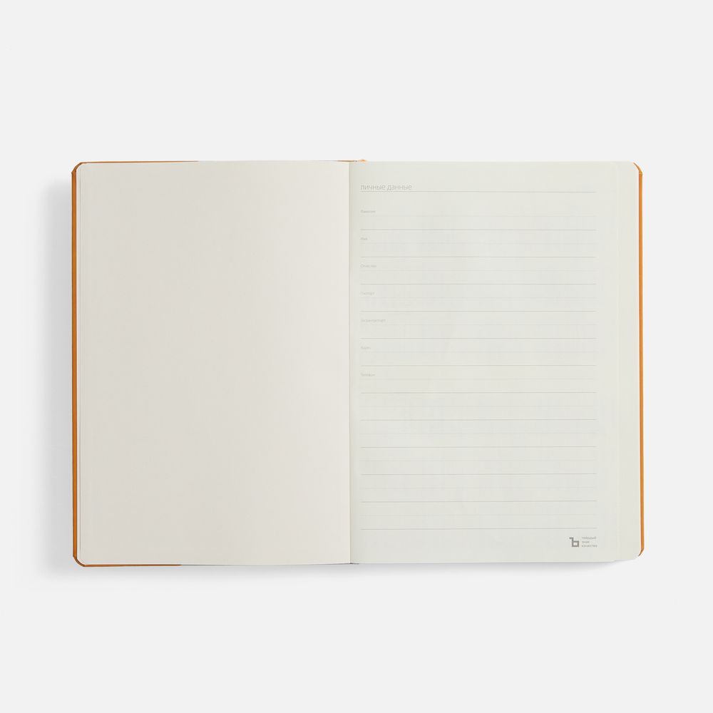 Ежедневник Urban Hard, недатированный, оранжевый / Миниатюра WWW (1000)