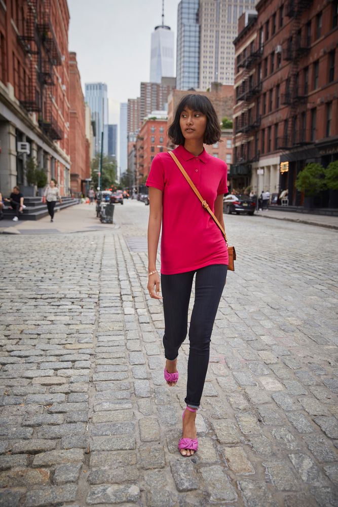 Рубашка поло женская Inspire, черная / Миниатюра WWW (1000)