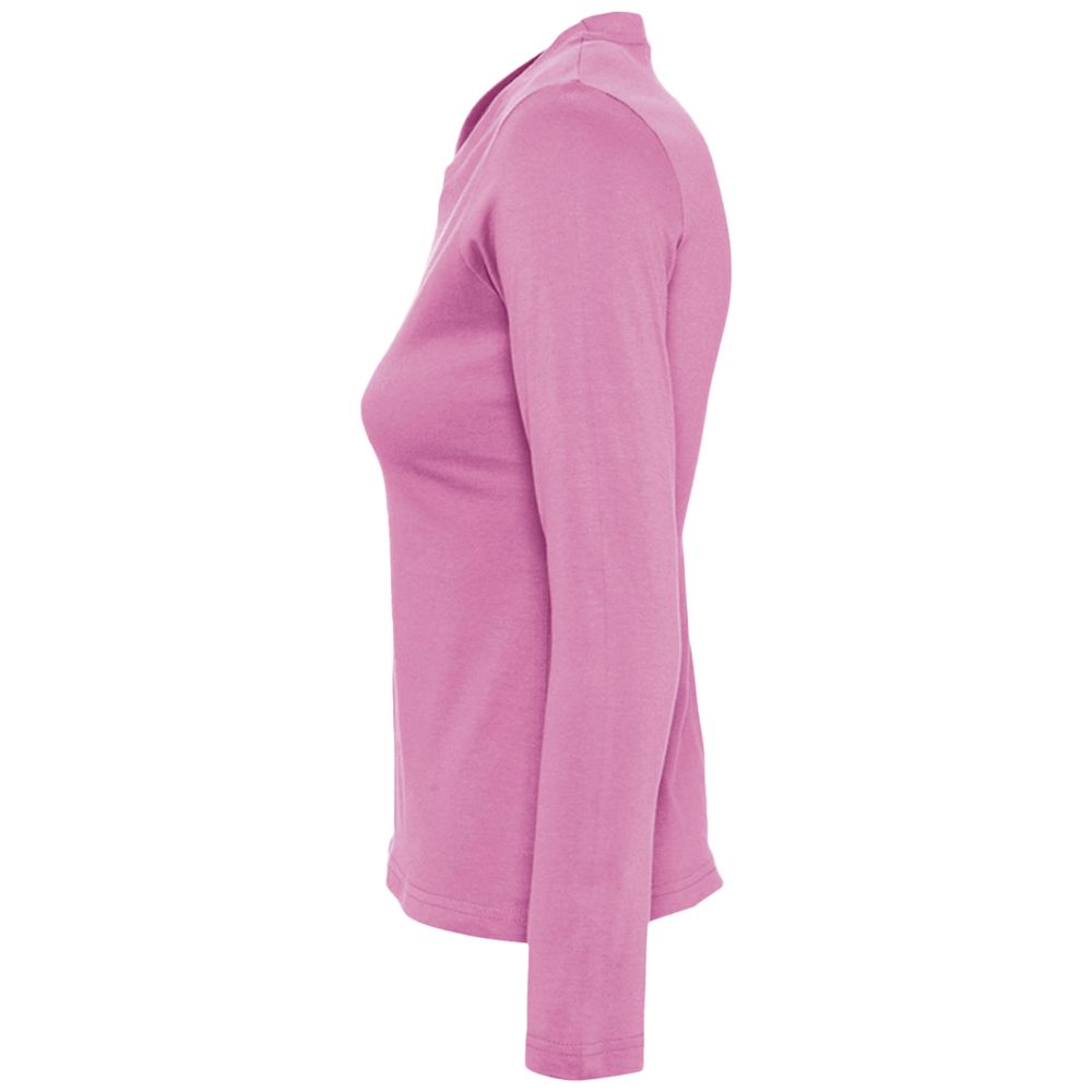 Футболка женская с длинным рукавом Majestic 150, розовая орхидея / Миниатюра WWW (1000)