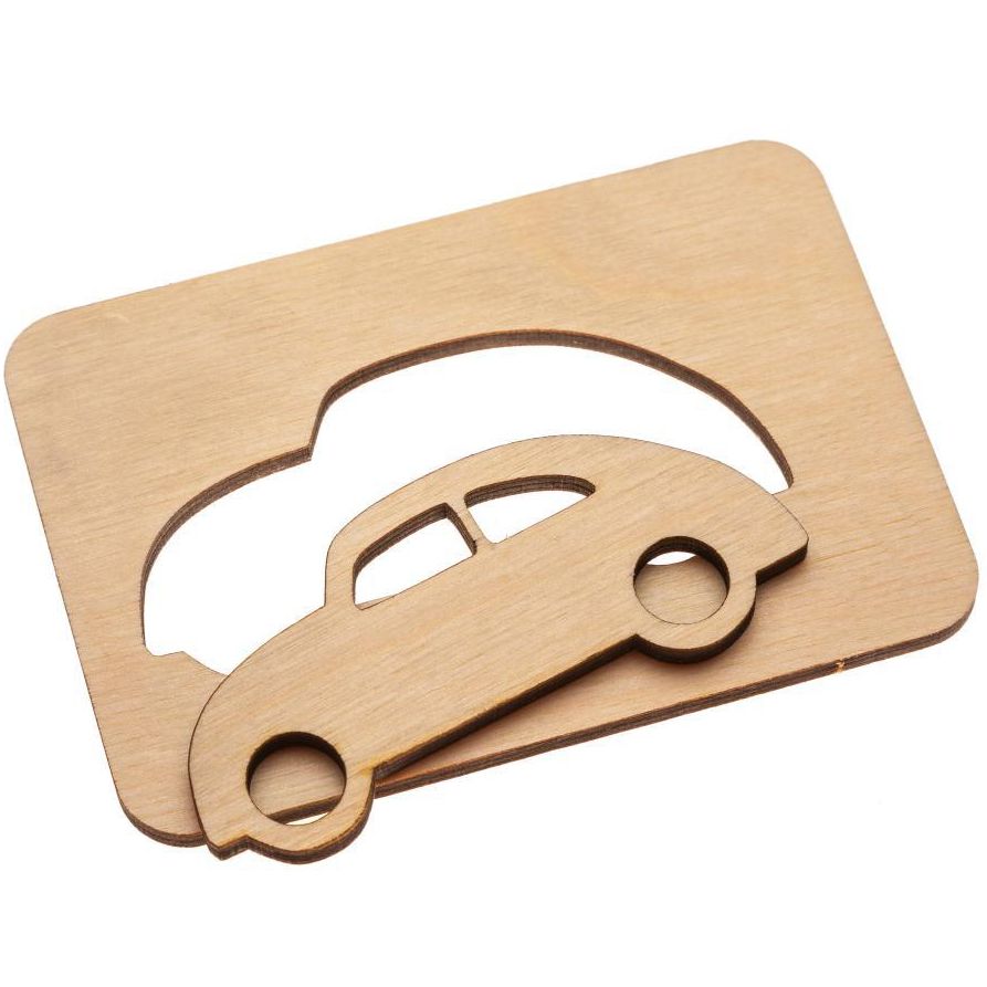 Карточки-раскраски Wood Games, транспорт / Миниатюра WWW (1000)