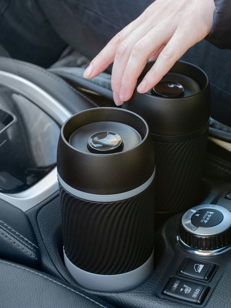 Термостакан Hub, темно-синий / Миниатюра WWW (1000)