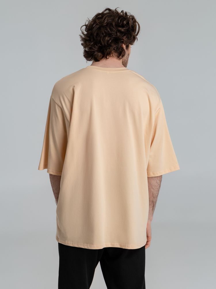 Футболка оверсайз Slope, бежевая / Миниатюра WWW (1000)