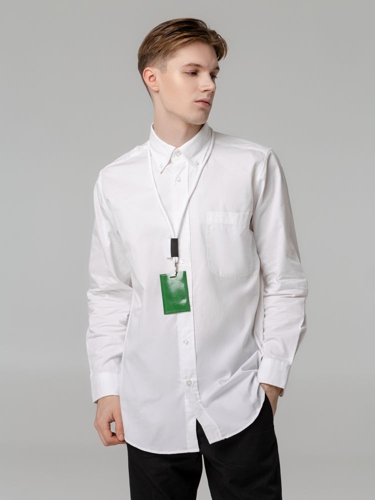 Шнурок для бейджа Tube Long, белый / Миниатюра WWW (1000)