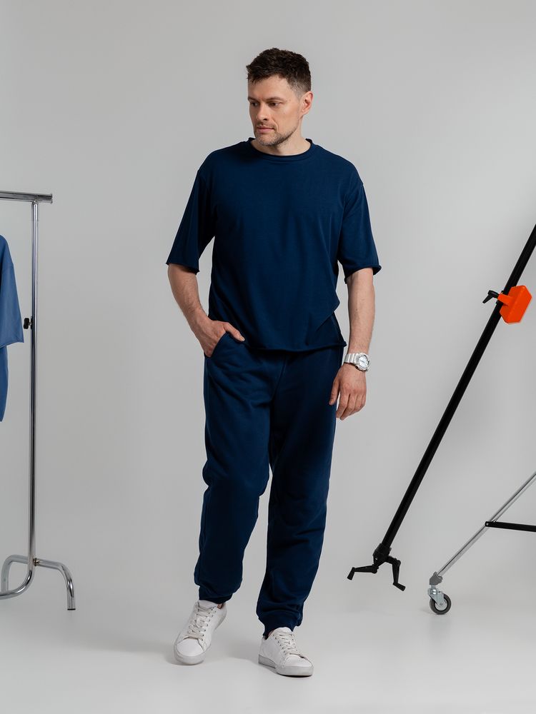 Футболка оверсайз Vozduh 2.0, черная / Миниатюра WWW (1000)