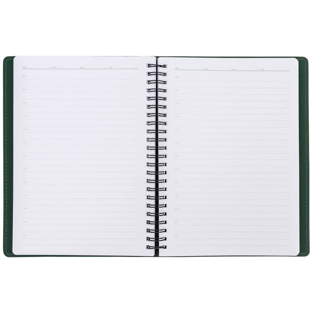 Ежедневник Spring Shall, недатированный, зеленый / Миниатюра WWW (1000)