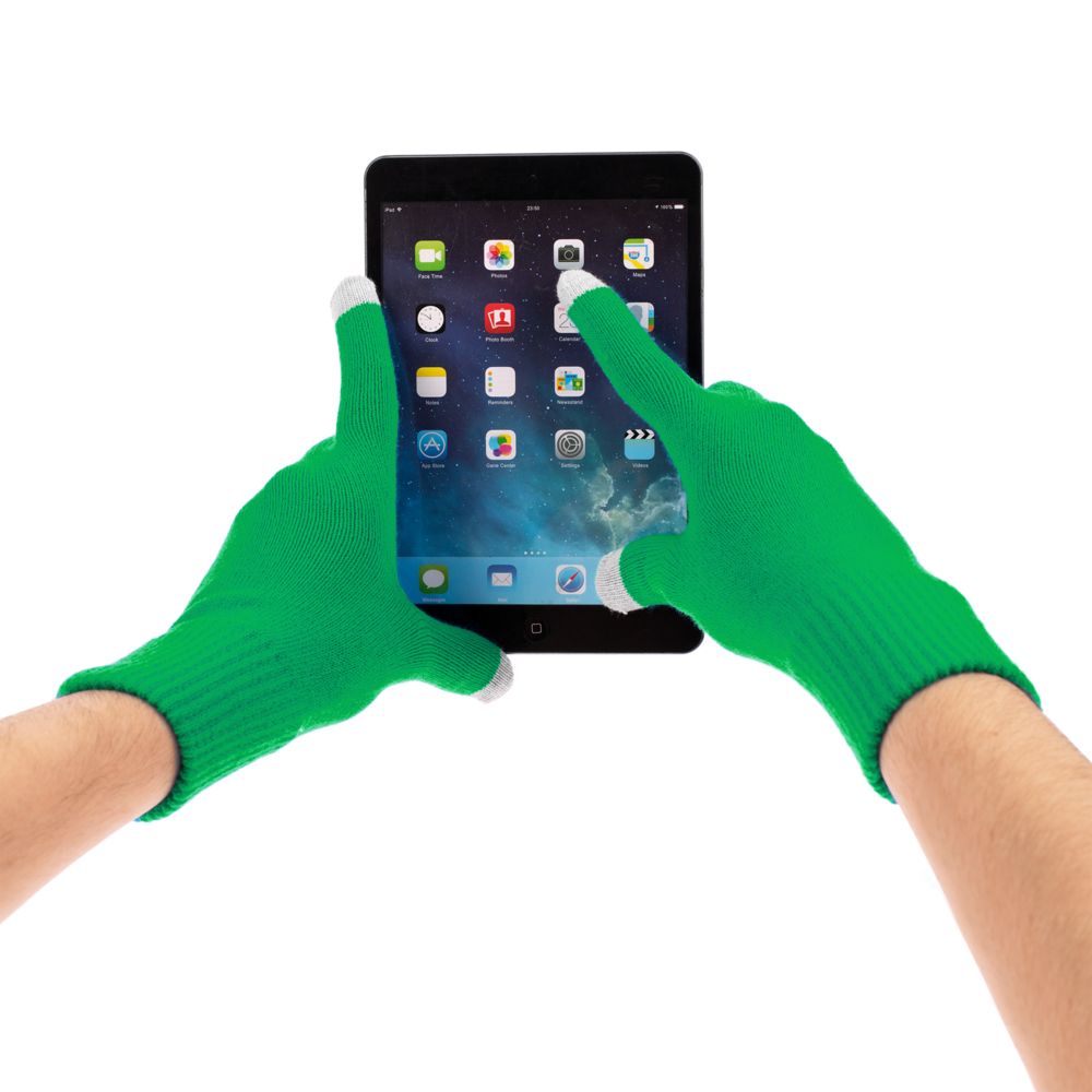 Перчатки сенсорные Urban Flow, зеленые / Миниатюра WWW (1000)