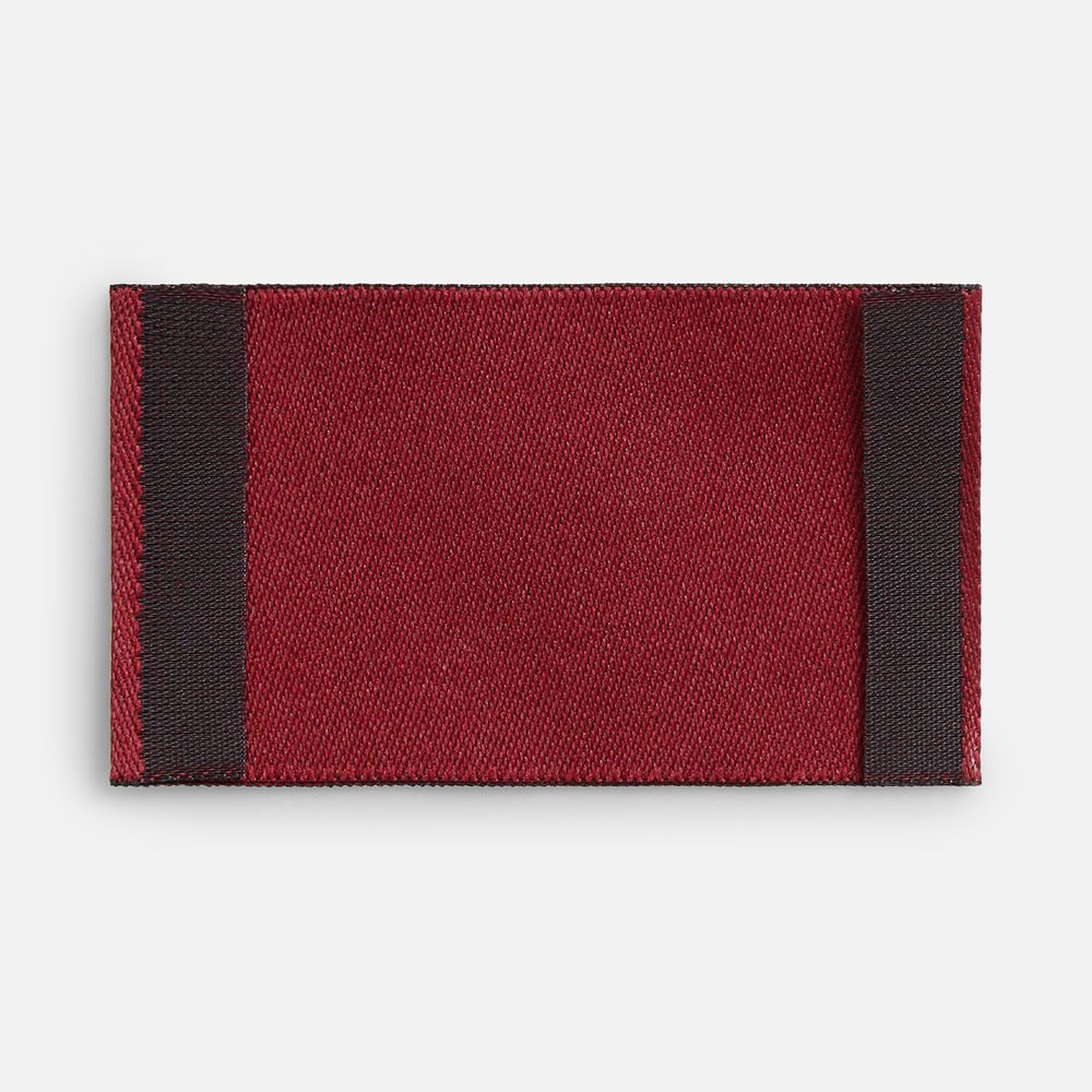 Лейбл тканевый Epsilon, M, бордовый / Миниатюра WWW (1000)