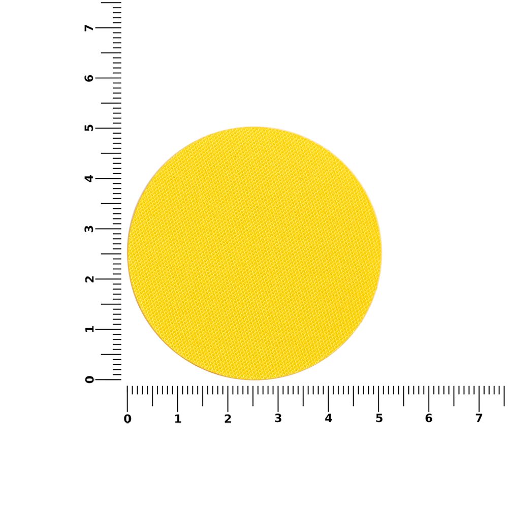 Наклейка тканевая Lunga Round, M, желтая / Миниатюра WWW (1000)