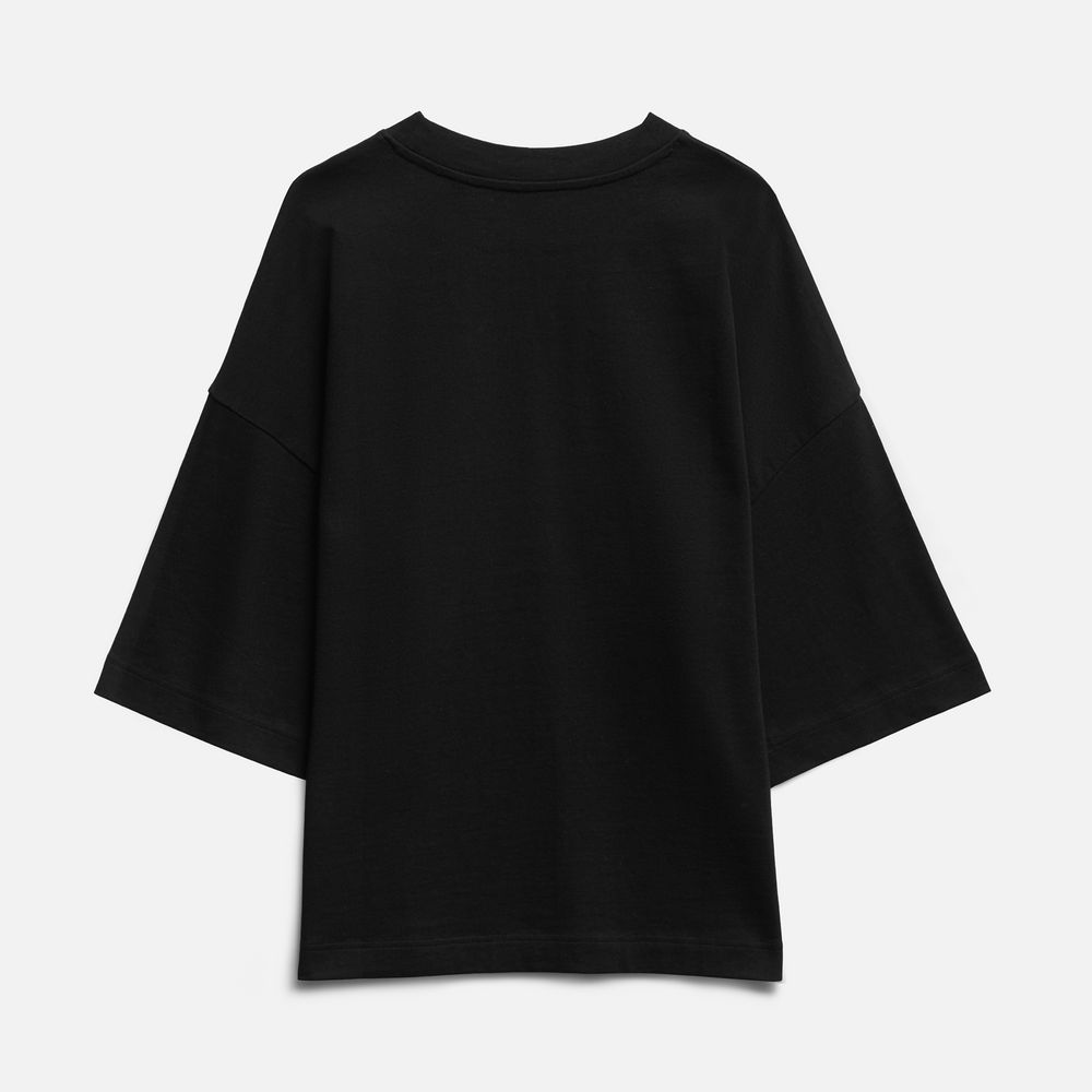 Футболка оверсайз Big Boss, черная / Миниатюра WWW (1000)