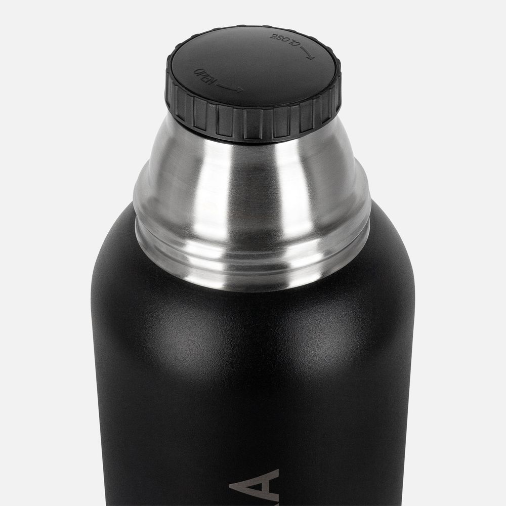 Термос Relaxika 1200 со стикерпаком, черный / Миниатюра WWW (1000)