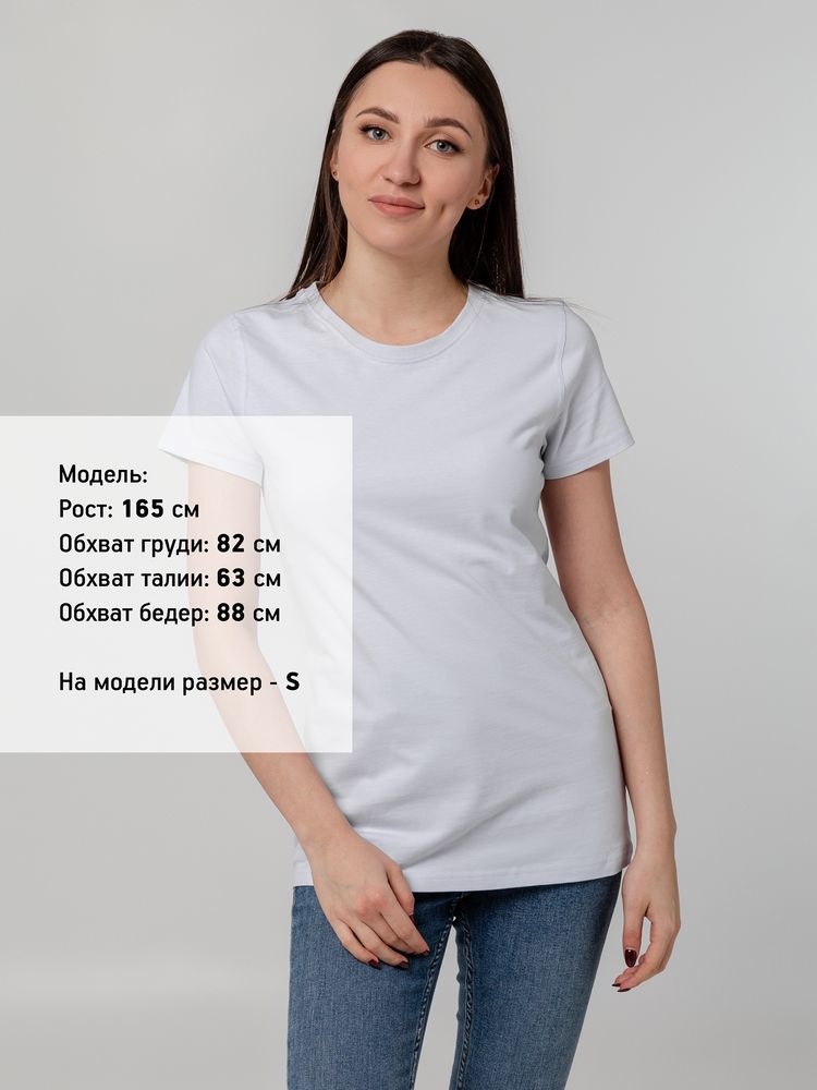 Футболка женская T-bolka Stretch Lady, белая / Миниатюра WWW (1000)