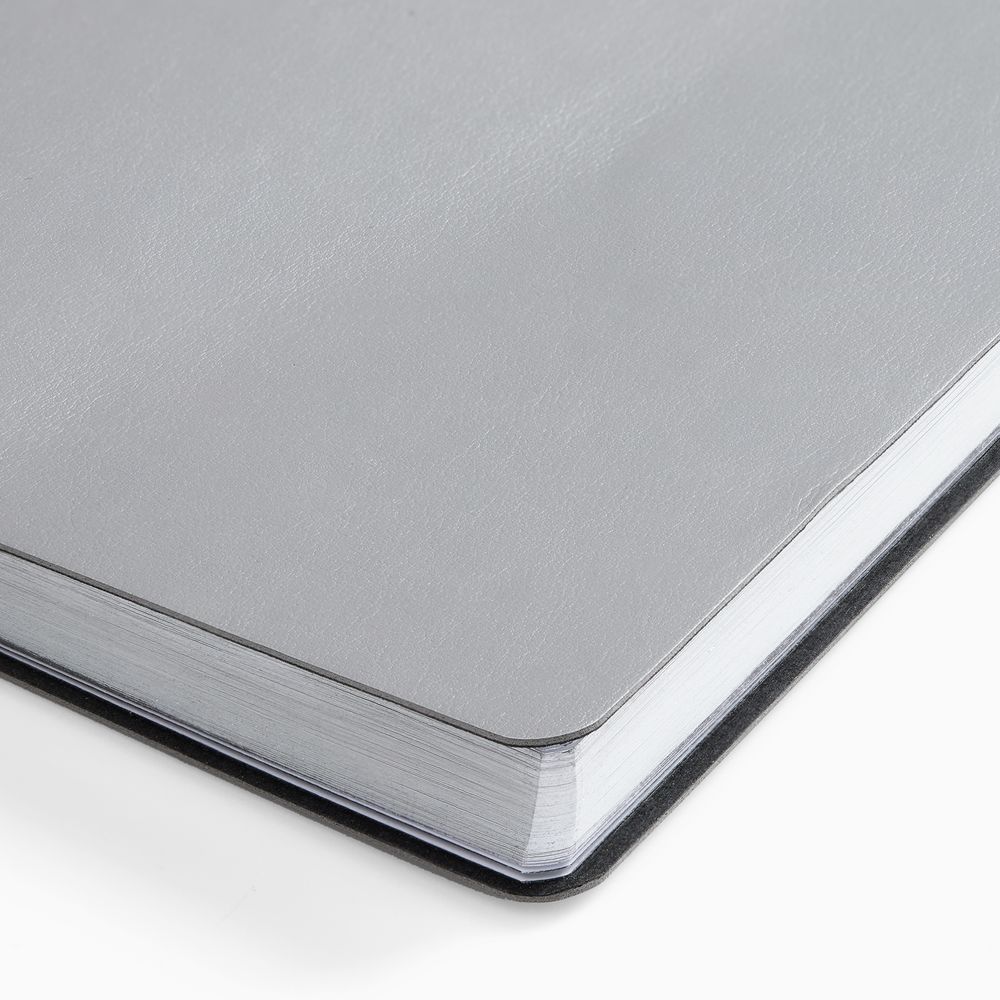 Ежедневник Nebraska Flex, недатированный, серебристый / Миниатюра WWW (1000)