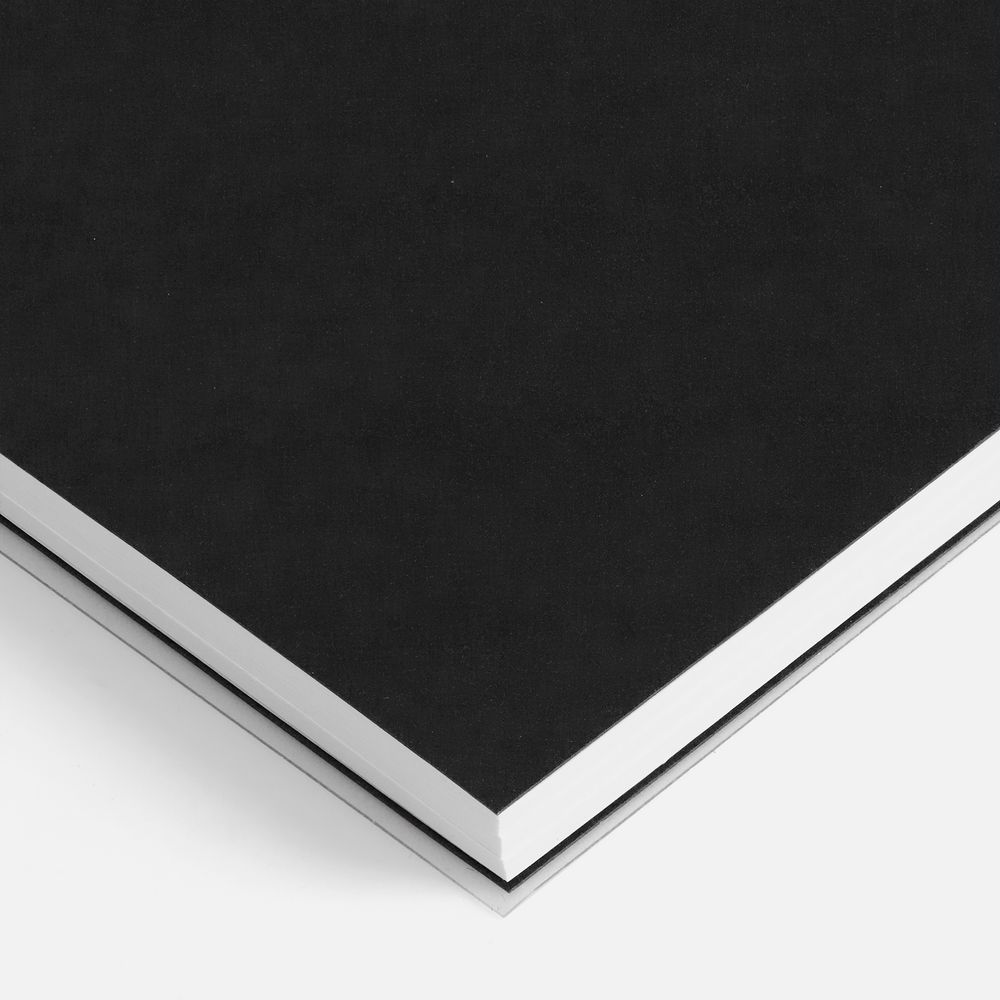 Блокнот на пружине Novalis, черный / Миниатюра WWW (1000)