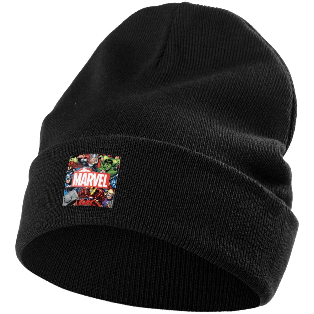 Шапка Marvel Avengers, черная / Миниатюра WWW (1000)