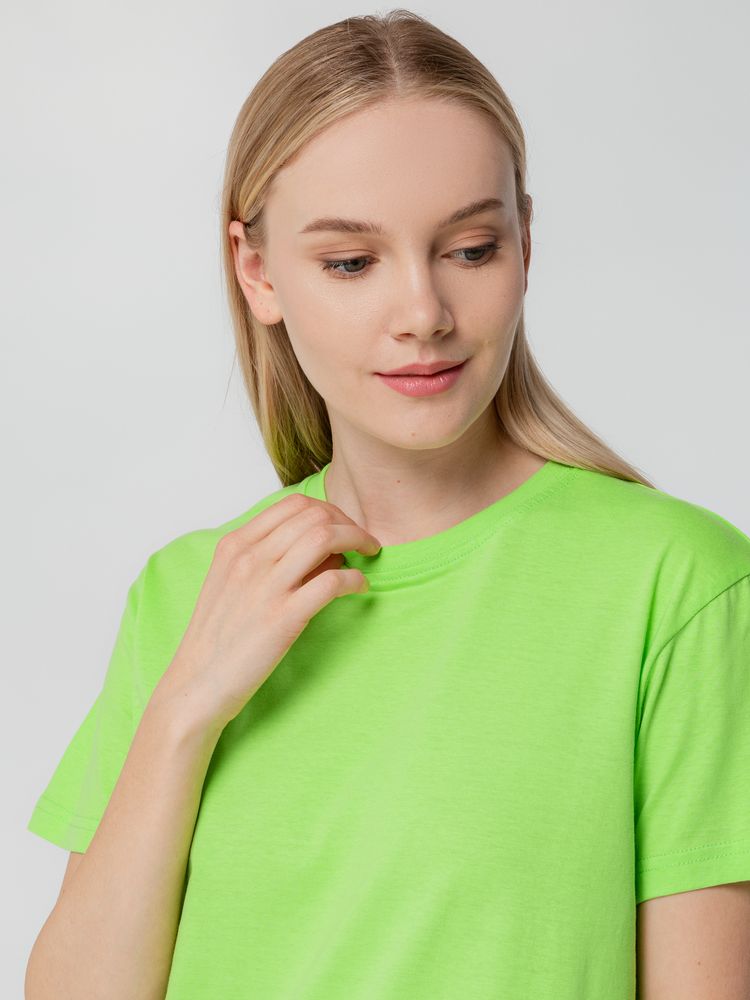 Футболка унисекс T-bolka 140, зеленое яблоко / Миниатюра WWW (1000)