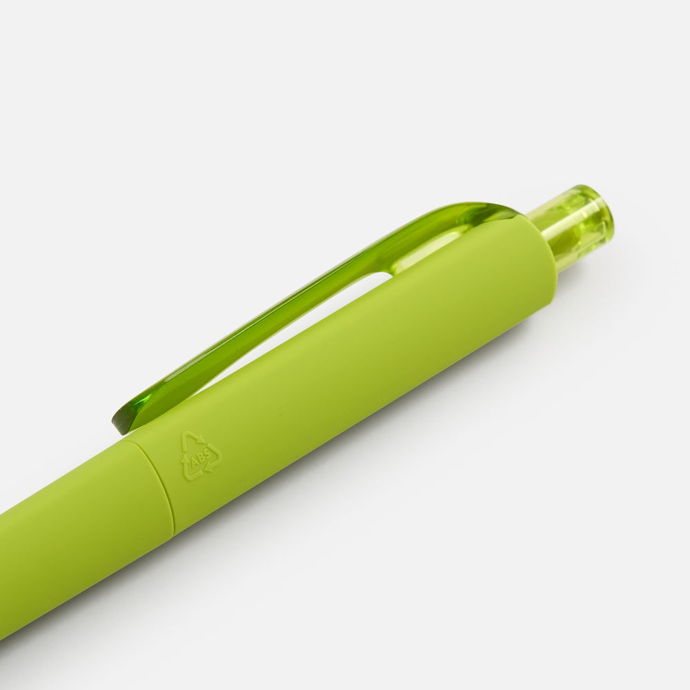 Ручка шариковая Prodir DS8 PRR-T Soft Touch, зеленая / Миниатюра WWW (1000)