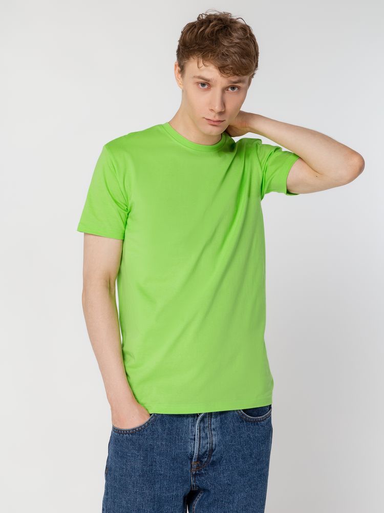 Футболка унисекс T-Bolka 160, зеленое яблоко / Миниатюра WWW (1000)