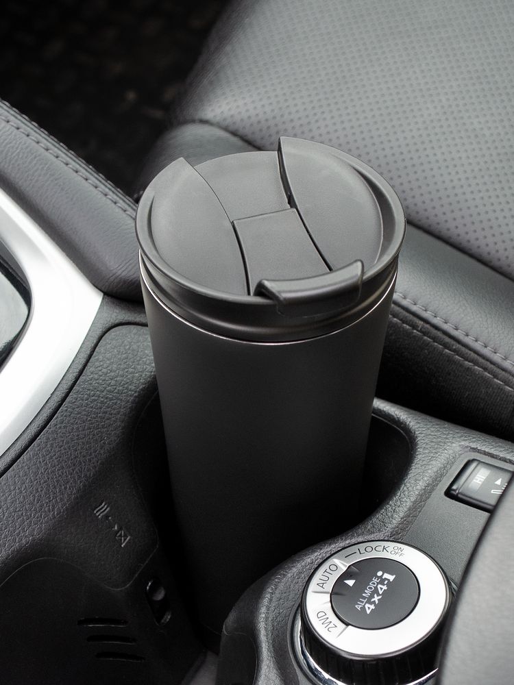 Термостакан Smoothy, черный / Миниатюра WWW (1000)