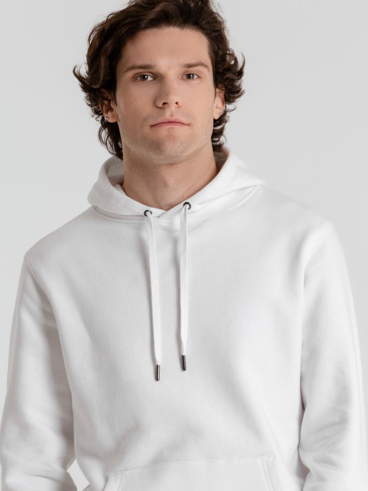 Толстовка с капюшоном унисекс King, белая / Миниатюра WWW (1000)