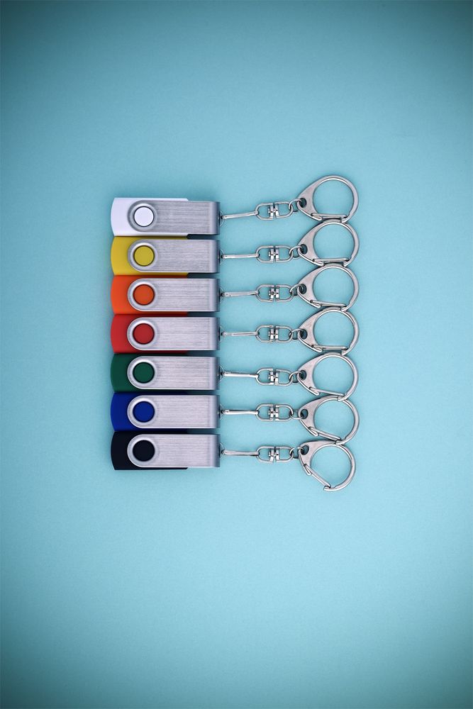 Флешка Twist, черная, 8 Гб / Миниатюра WWW (1000)